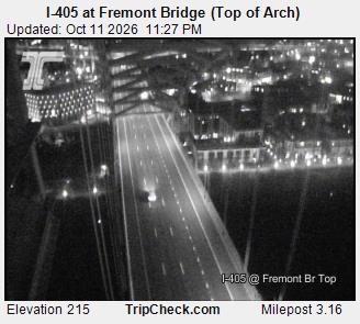 I-405 at Fremont Bridge (Top of Arch)