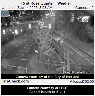 I-5 at Rose Quarter - Weidler
