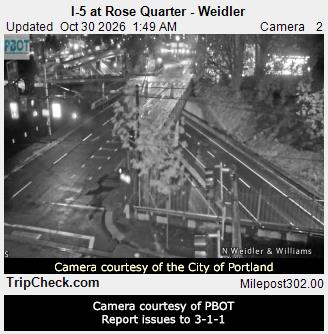 I-5 at Rose Quarter - Weidler