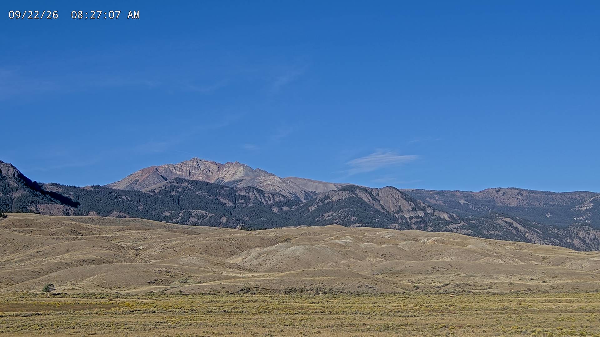 Yellowstone — Electric Peak from Mammoth