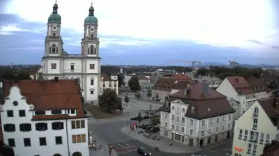 Kempten: Hildegardplatz - St. Lorenz Basilica